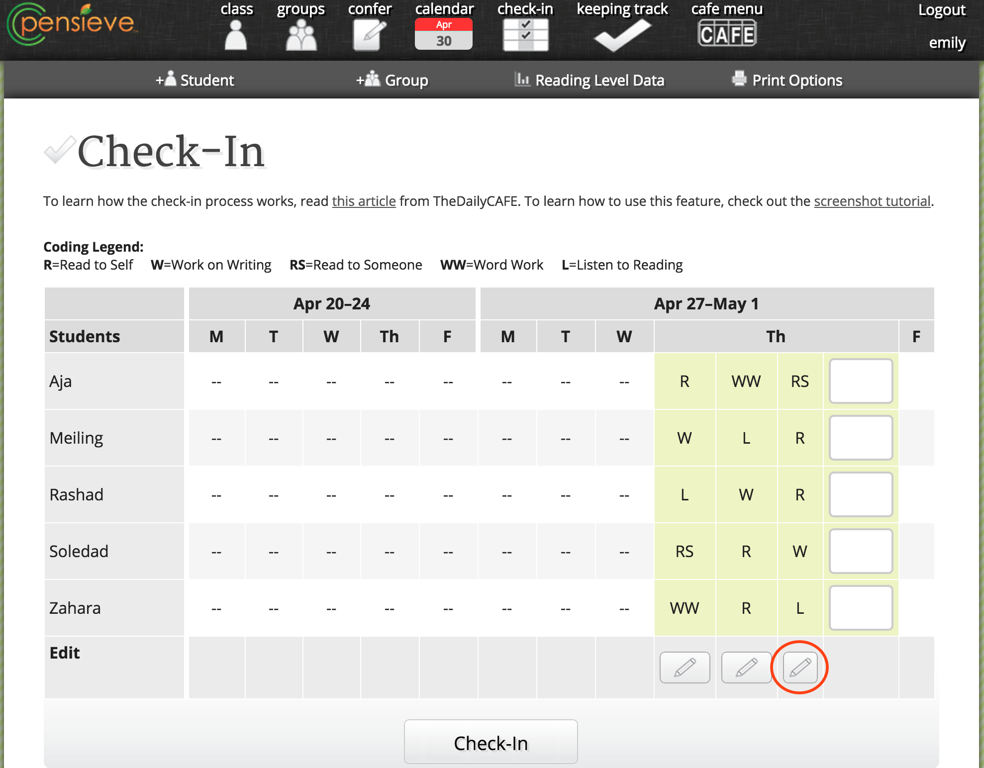 editCheckIn 1
