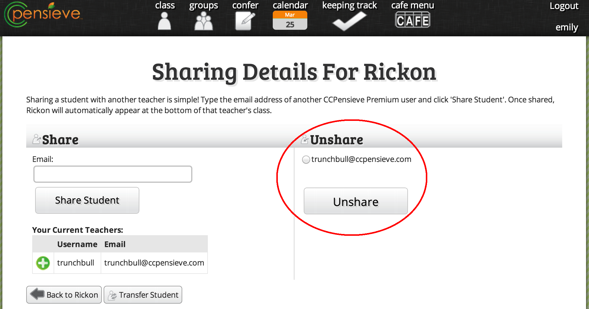 Unshare Student